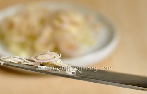 Slicing Lemon Grass Slicing Lemon Grass