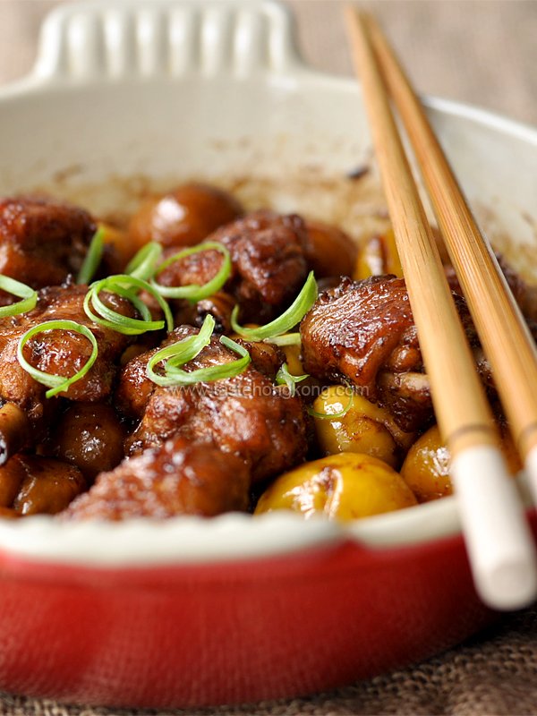 Braised Chinese Chestnuts Chicken